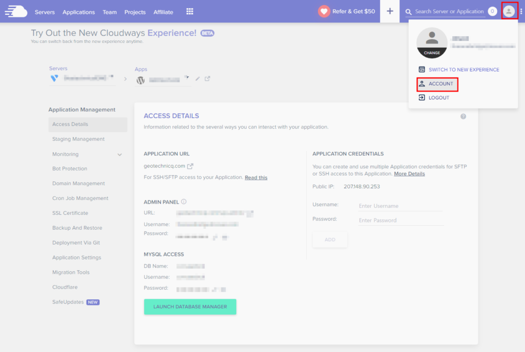 클라우드 웨이즈 내 정보 보는 법