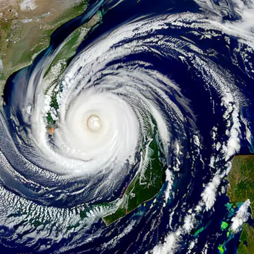 태풍 강풍 대비 행동 수칙, 태풍이 올라오고 있는 그림 ai 제작