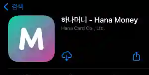 하나머리 앱 설치 화면