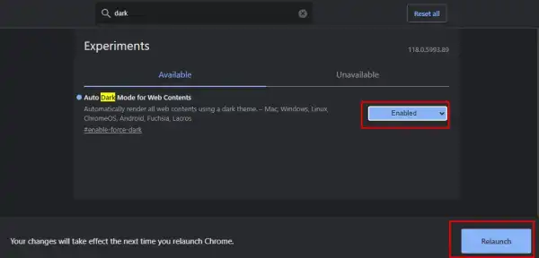 크롬 사용자 내부 콘텐츠 다크모드 설정하기 간단하게 설정